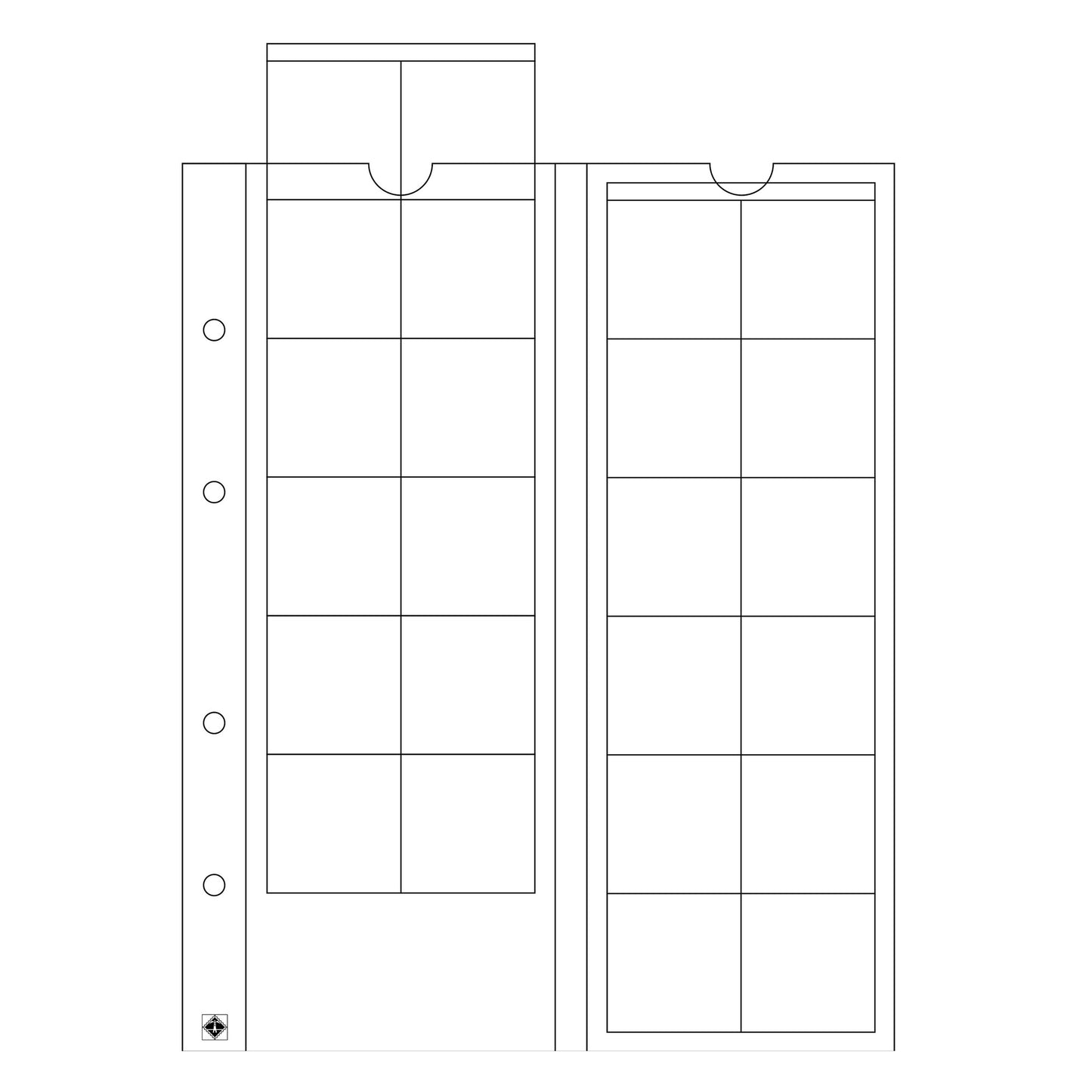 Optima Coin Sheets 34 (M24)