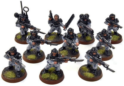 ASTRA MILITARIUM 10 Cadian Shock Troop #8 WELL-PAINTED Warhammer 40K