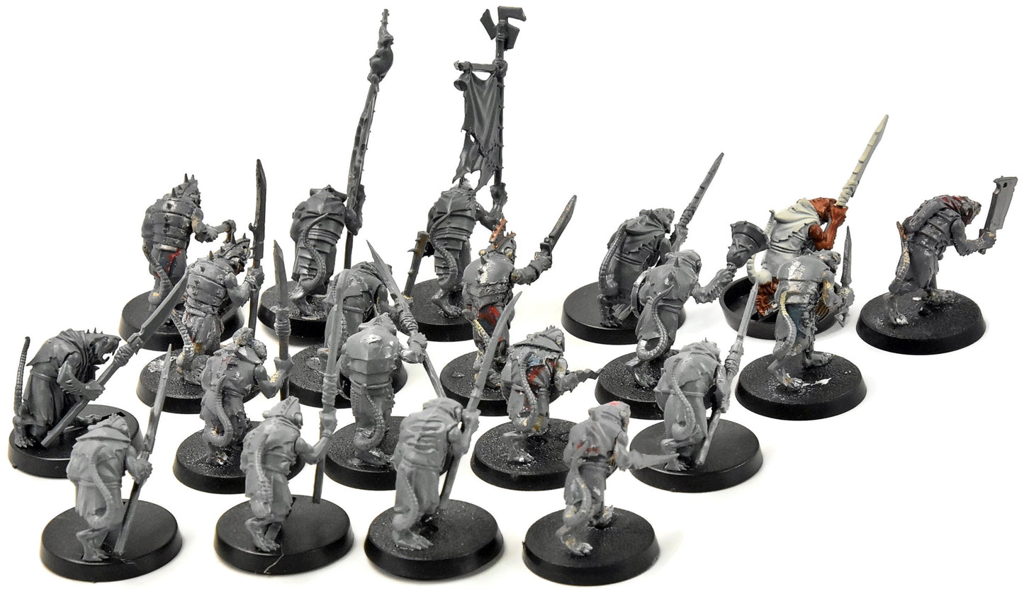 SKAVEN 20 Clanrats #3 Warhammer Sigmar