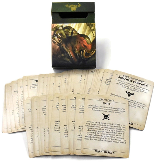 ORKS Datacards #1 Warhammer 40K