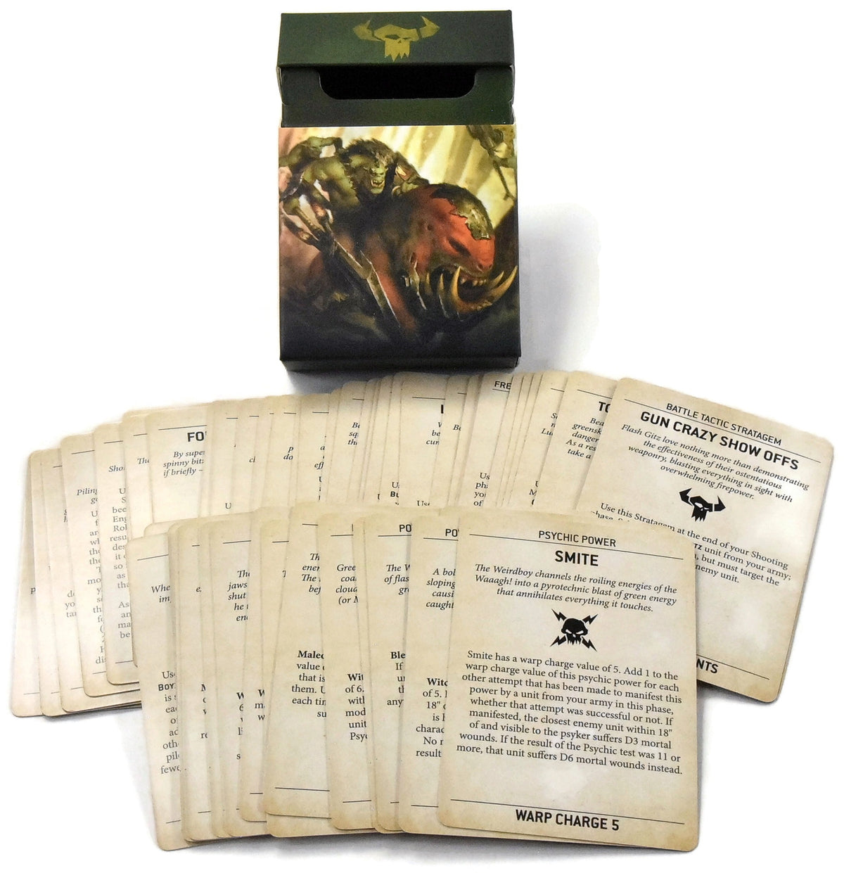 ORKS Datacards #1 Warhammer 40K