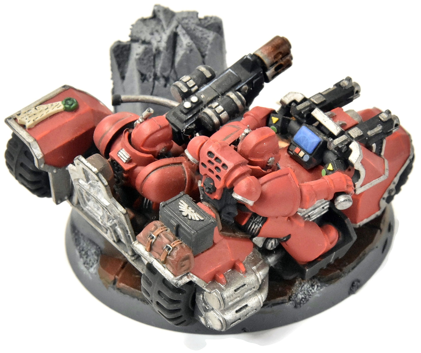 BLOOD ANGELS Attack Bike #1 WELL PAINTED Warhammer 40K