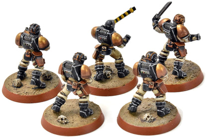 SPACE MARINES 5 Scouts #3 missing one hand PRO PAINTED Warhammer 40K