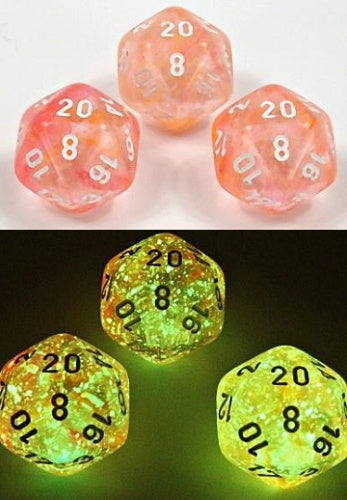 Nebula 7-Die Set Supernova Luminary Chessex Dice (CHX30041)