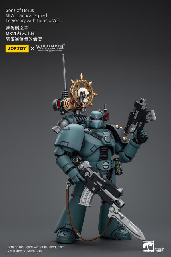 MKVITactical Squad Legionary with Nuncio Vox Sons of Horus Joy Toy