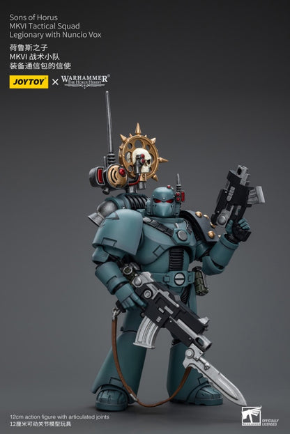 MKVITactical Squad Legionary with Nuncio Vox Sons of Horus Joy Toy