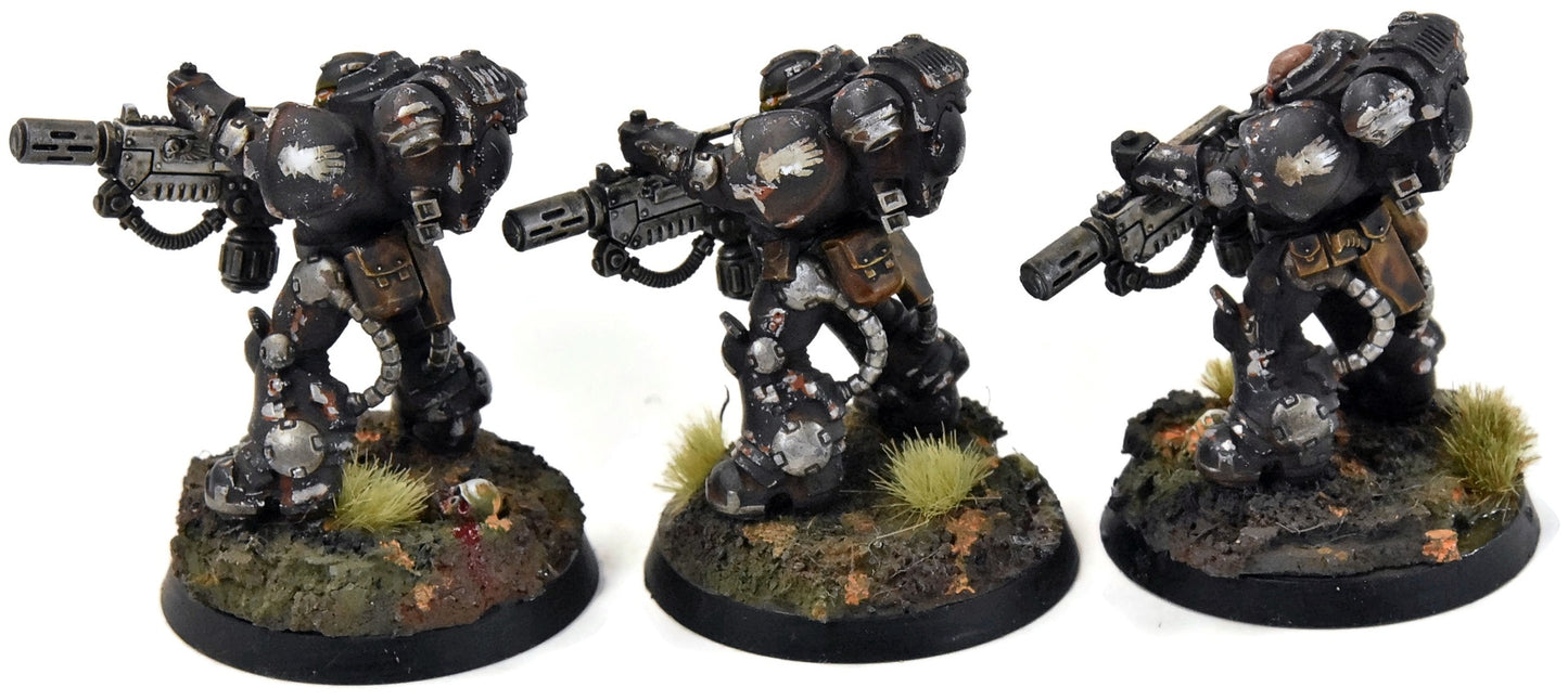 SPACE MARINES 3 Primaris Eradicators #1 PRO PAINTED Warhammer 40K iron hands