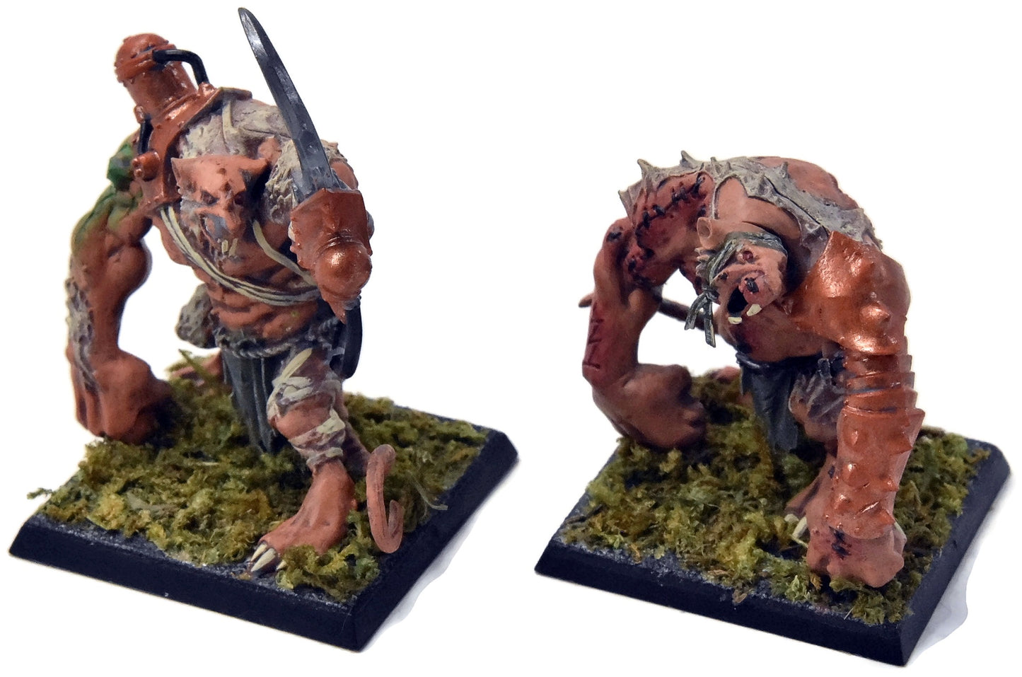 SKAVEN 2 Rat Ogres #6 island of blood Warhammer Fantasy