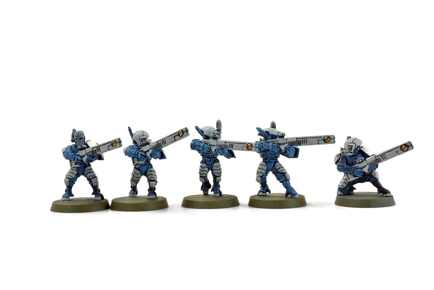 TAU EMPIRE 15 Fire Warriors #1 WELL PAINTED Warhammer 40K