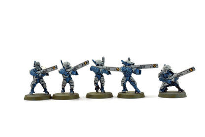 TAU EMPIRE 15 Fire Warriors #1 WELL PAINTED Warhammer 40K