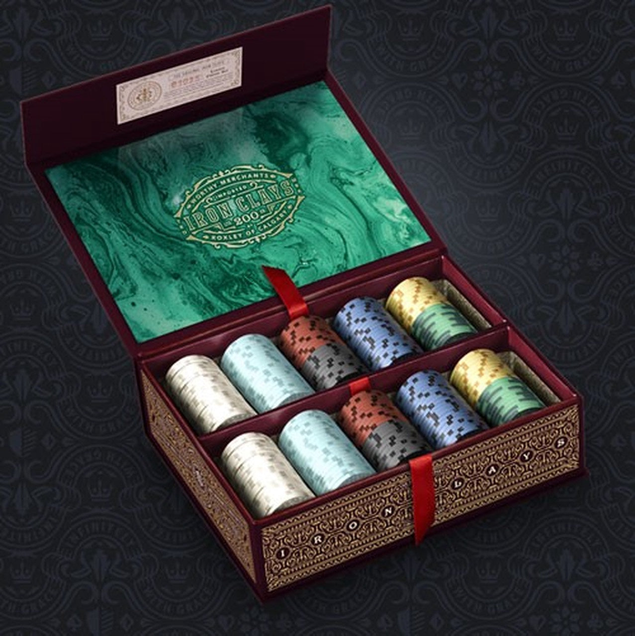 Iron Clays 200 (Printed Box with Poker Chips)