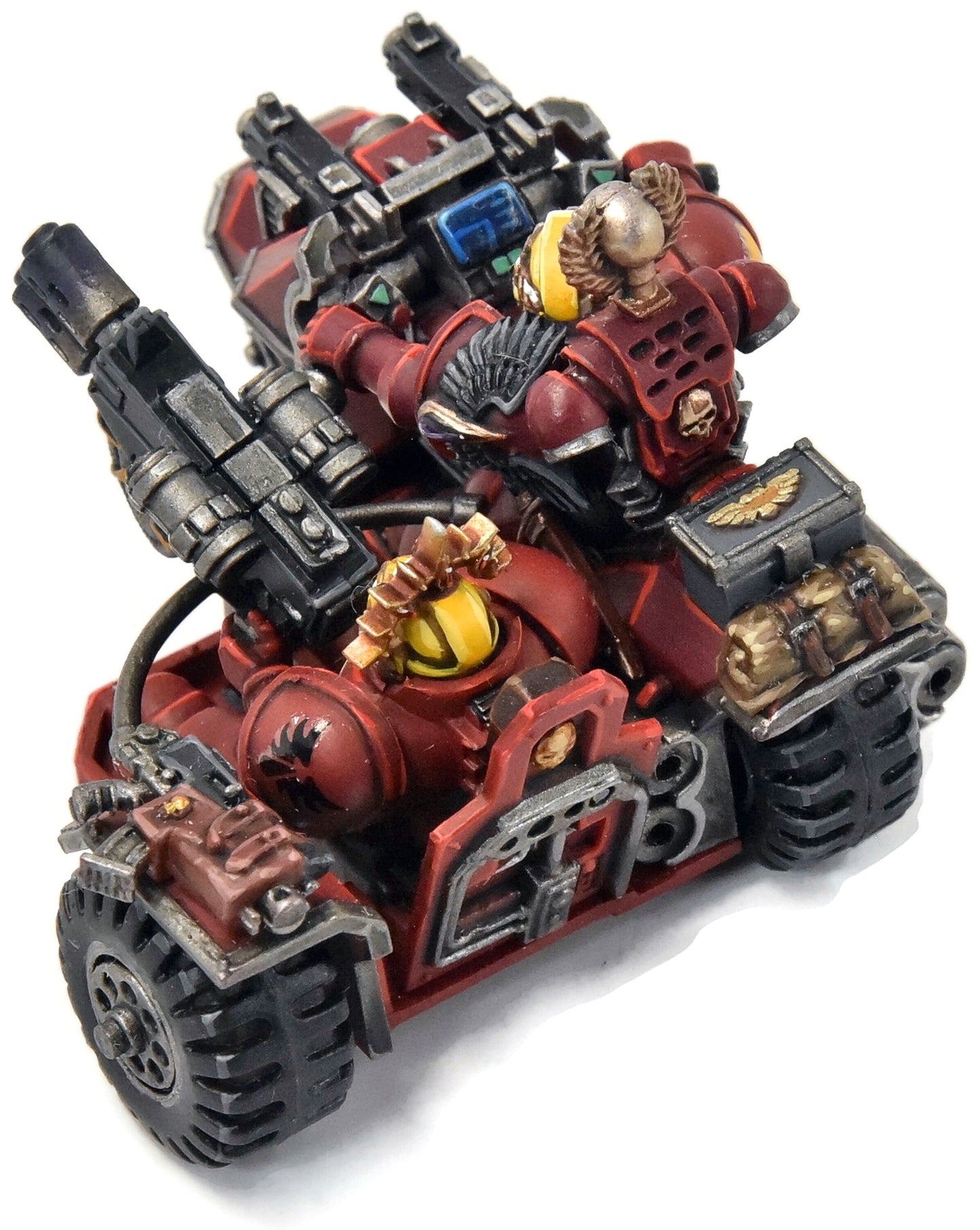 BLOOD ANGELS Attack bike #6 WELL PAINTED Warhammer 40K