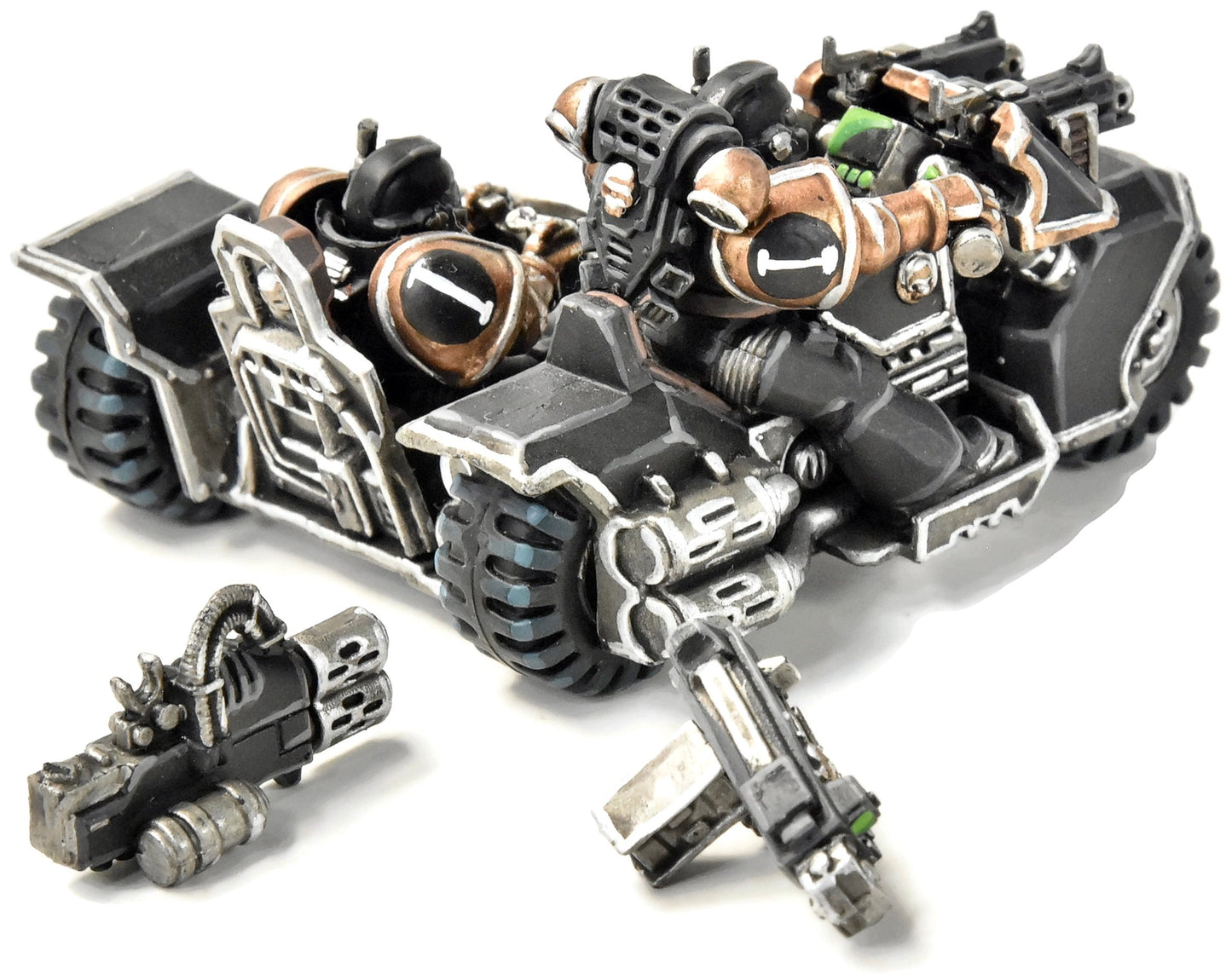 SPACE MARINES Attack Bike #3 PRO PAINTED Warhammer 40K