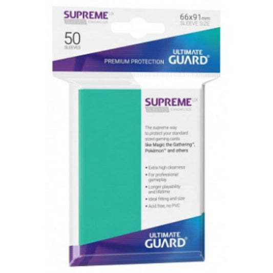 Ultimate Guard Sleeves Supreme Ux Turquoise 50Ct