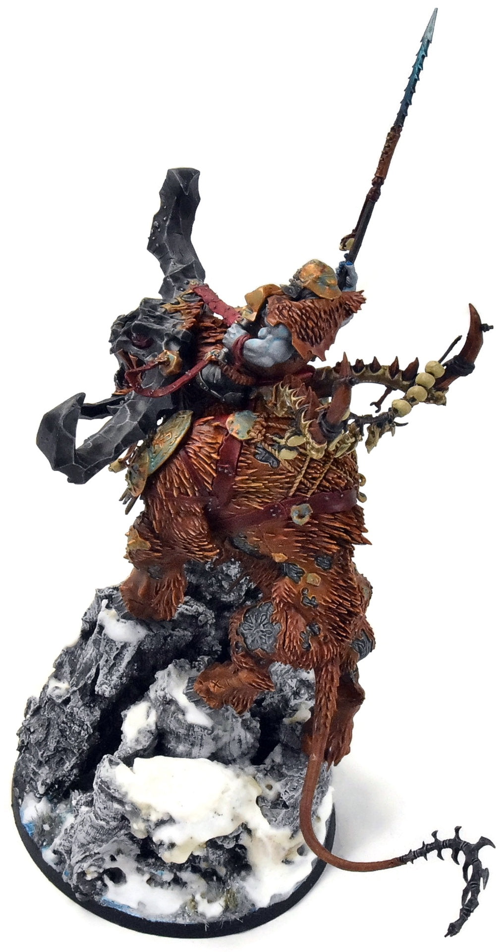 OGOR MAWTRIBES Frostlord on Stonehorn #4 WELL PAINTED Warhammer Sigmar