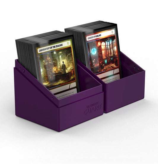 Ultimate Guard Deck Case Boulder 100+ Solid Purple
