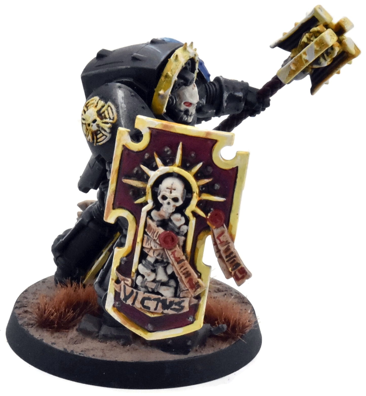 SPACE MARINES Chaplain In Terminator Armour #1 WELL PAINTED Warhammer 40K