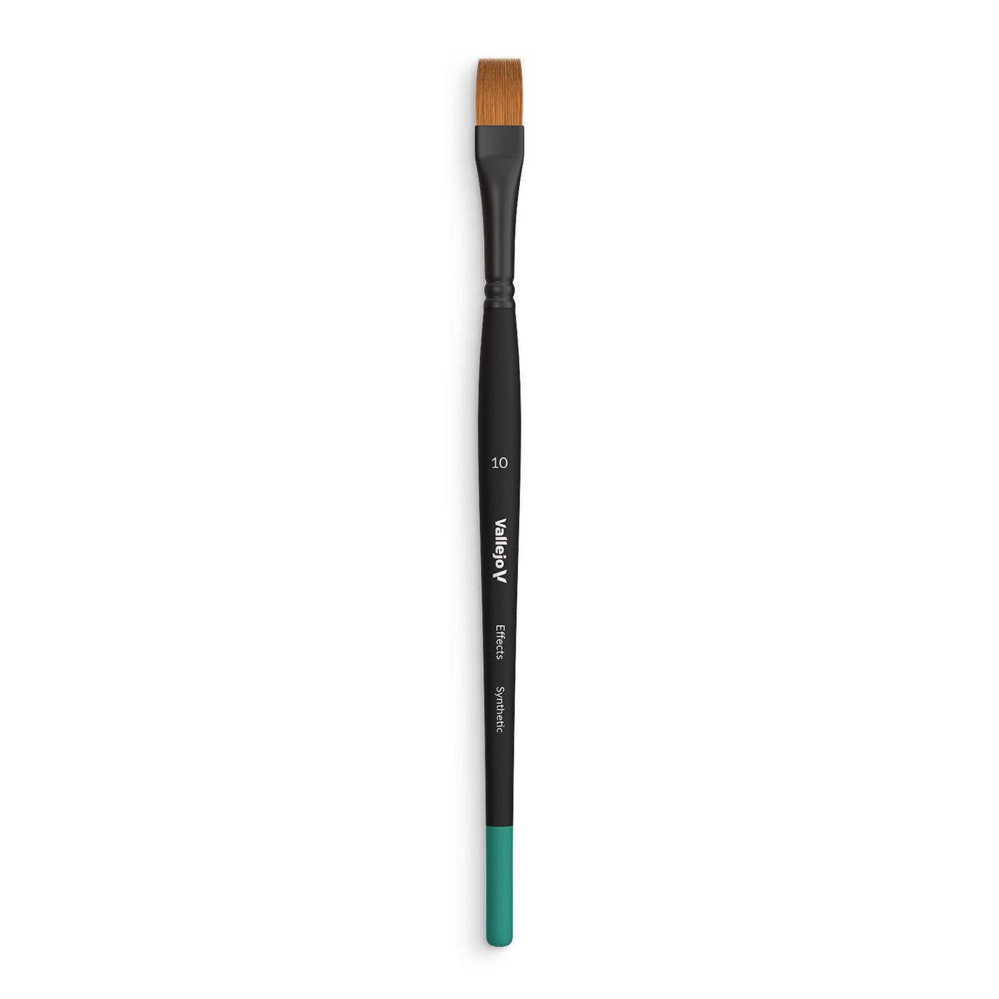 Vallejo - Flat Rectangular Synthetic Brush No. 10(6 (VAL-B04010)