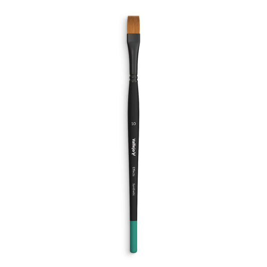 Vallejo - Flat Rectangular Synthetic Brush No. 10(6 (VAL-B04010)