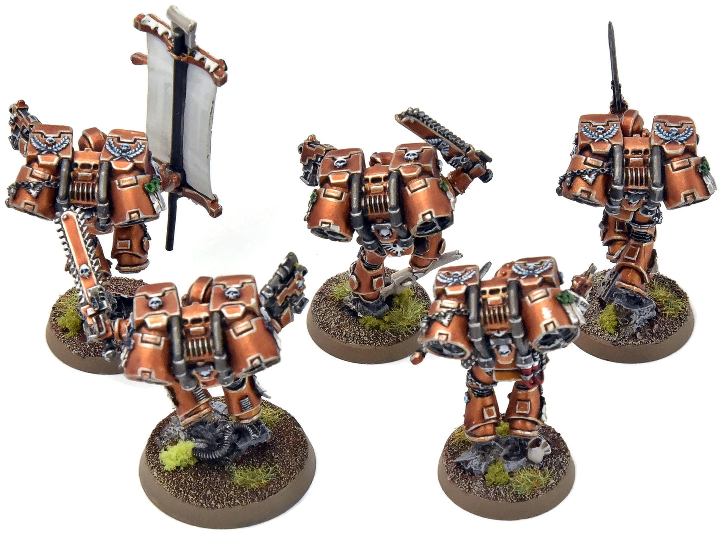 BLOOD ANGELS Vanguard Veterans #41 METAL PRO PAINTED Warhammer 40K