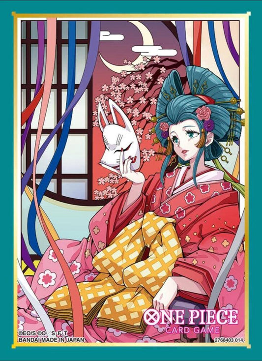 Bandai One Piece Trading Card Supplies - Card Sleeves - Kouzuki Hiyori (70 Sleeves)
