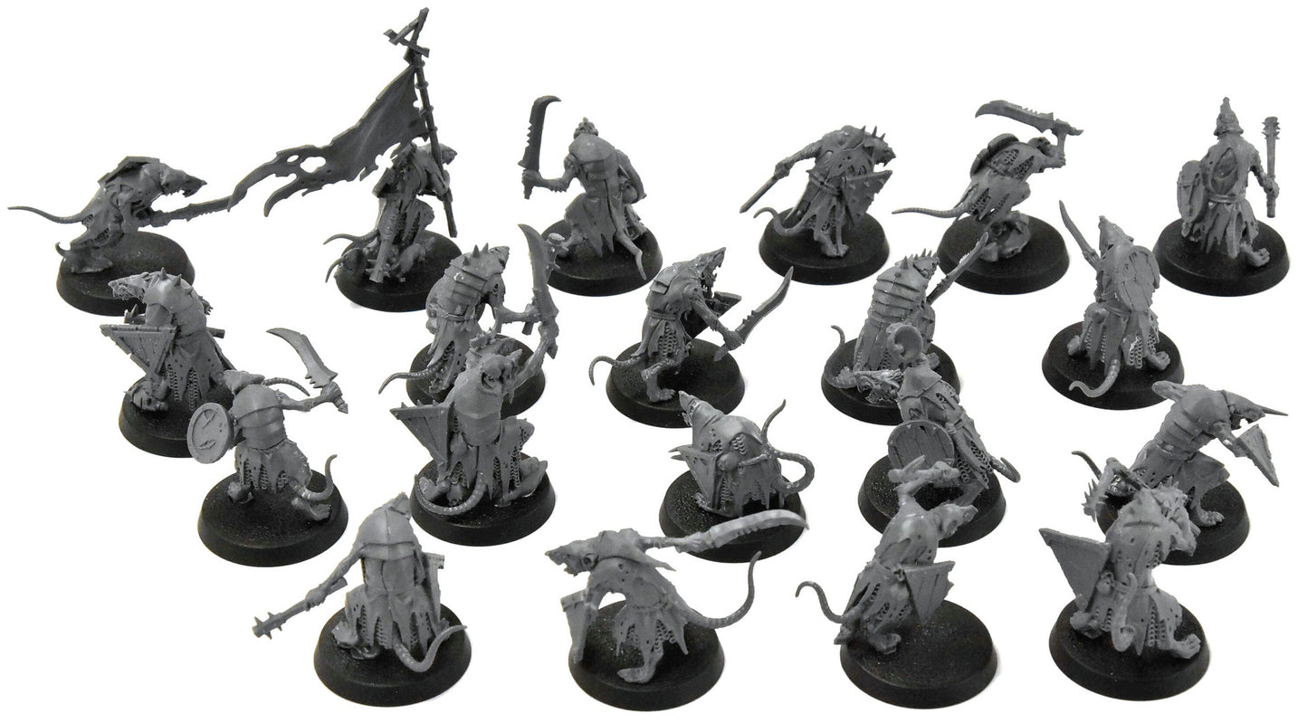 Skaven 20 Clanrats Sigmar Assembled Skaventide (may be different from pictures) 7273