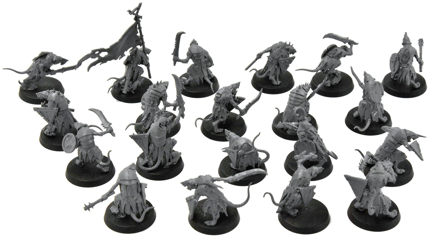Skaven 20 Clanrats Sigmar Assembled Skaventide (may be different from pictures) 7273