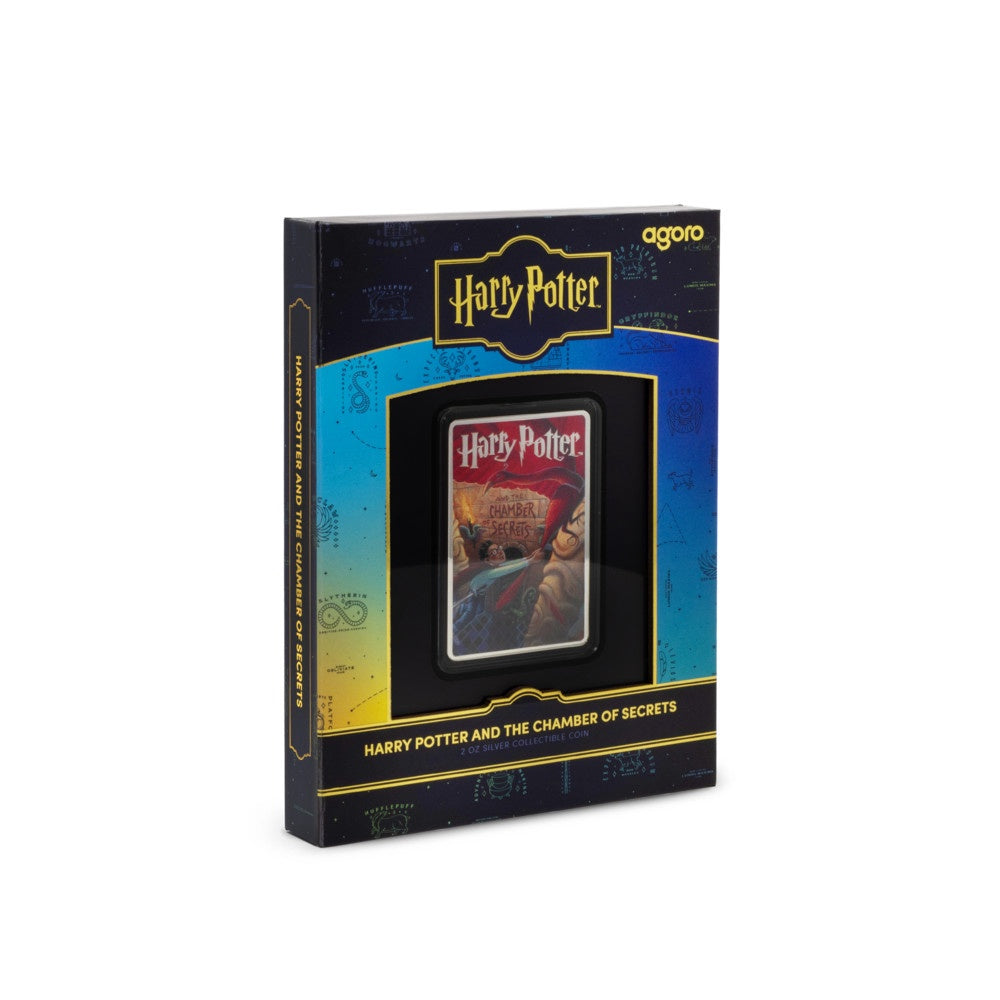 AGORO Harry Potter Book Covers Harry Potter & the Chamber of Secrets 2oz Silver