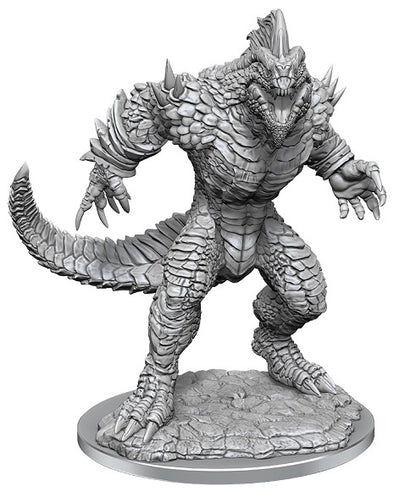 D&d Unpainted Minis Wv21 Lizardfolk Render
