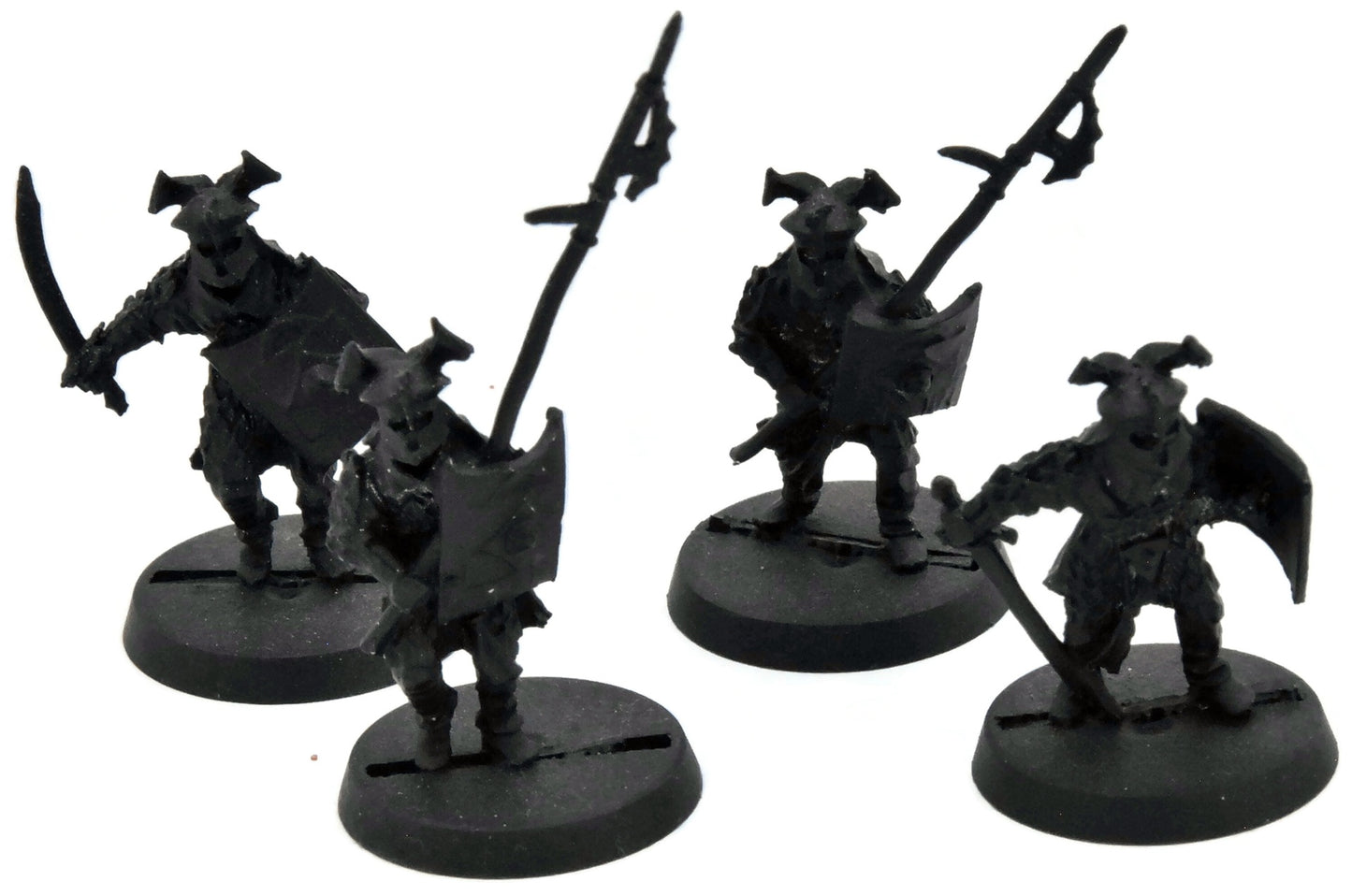 MIDDLE-EARTH 4 Easterling Warriors #2 METAL LOTR Easterlings