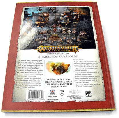 KHARADRON OVERLORDS Battletome Good Condition Warhammer Sigmar Book