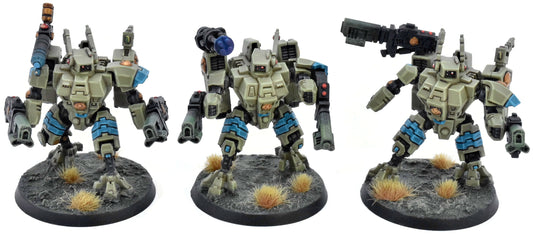 TAU EMPIRE 3 Xv8 Crisis Battlesuits #1 Warhammer 40K 2284