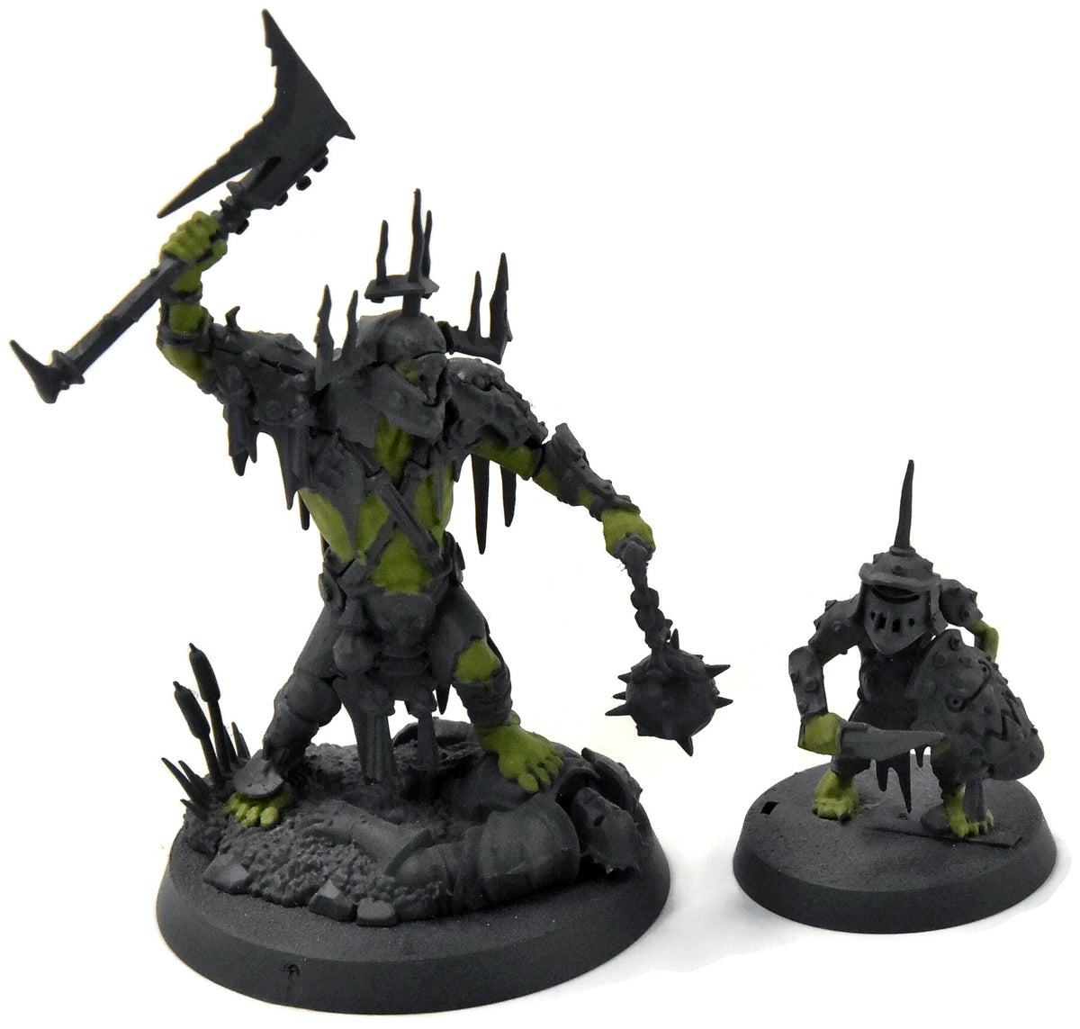 ORRUK WARCLANS Killaboss with Stab-Grot #1 Warhammer Sigmar