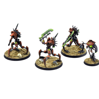 NECRONS 3 Skorpekh Destroyer & Plasmacyte #1 WELL PAINTED 40K
