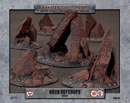Battlefield In A Box - Rock Outcorps - Mars