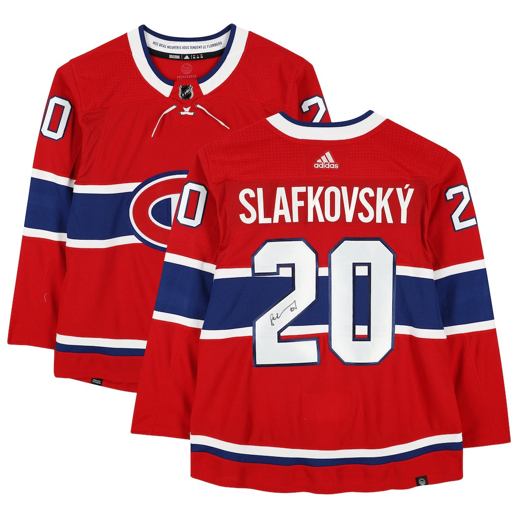 Juraj Slafkovsky Autographed Adidas Authentic Jersey