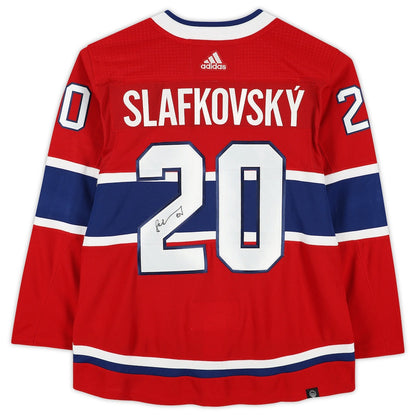Juraj Slafkovsky Autographed Adidas Authentic Jersey