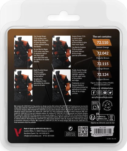 Vallejo Game Color Set Leather