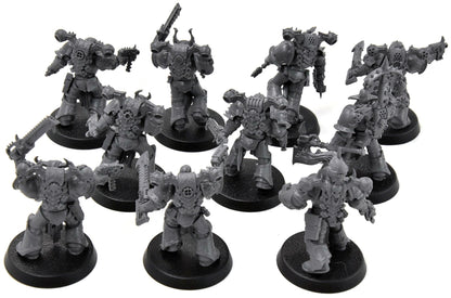 CHAOS SPACE MARINES 10 Legionnaries #2 Warhammer 40K