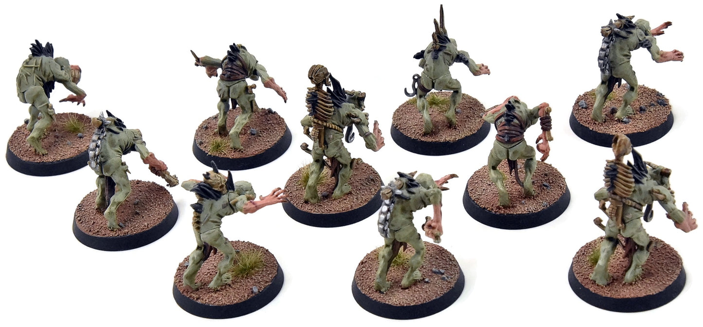 FLESH-EATER COURTS 10 Crypt Ghouls #1 WELL PAINTED Sigmar