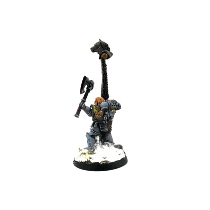 SPACE WOLVES Grey Hunter with Wolf Standard #1 40k