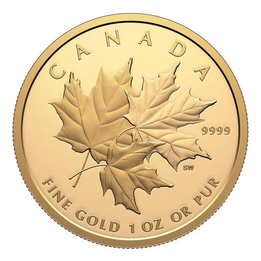 Triple Maple – 1 oz. $200 Pure Gold Coin