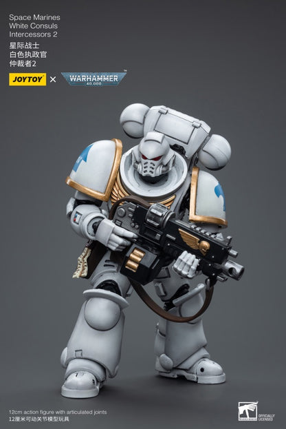 White Consuls Intercessors 2 Space Marines Joy Toy