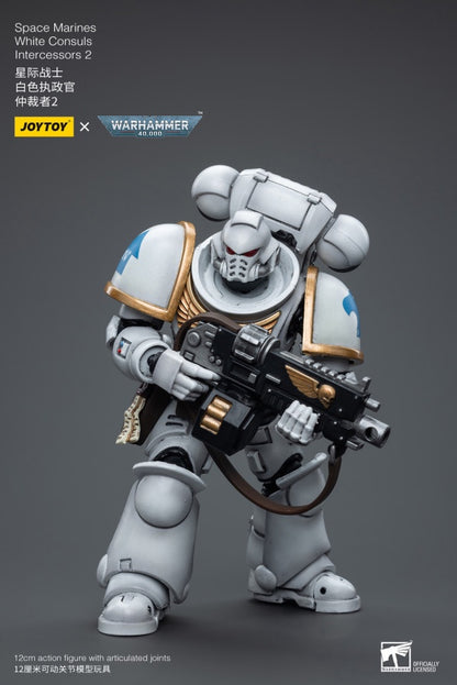 White Consuls Intercessors 2 Space Marines Joy Toy