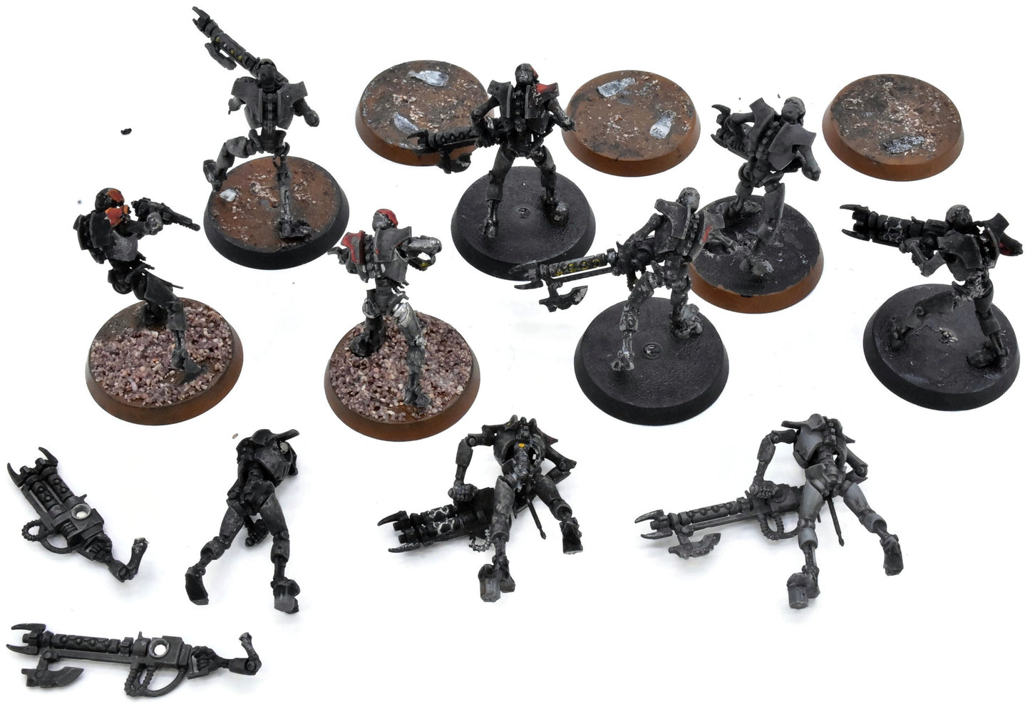 NECRONS 10 Necron Warriors (5 Flayers 5 Reapers) #2 Warhammer 40K
