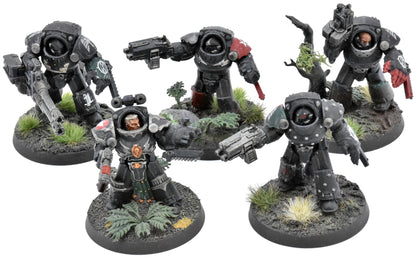 LOYALIST LEGION 5 Tartaros Terminators Dark Angels #1 WELL PAINTED Horus Heresy