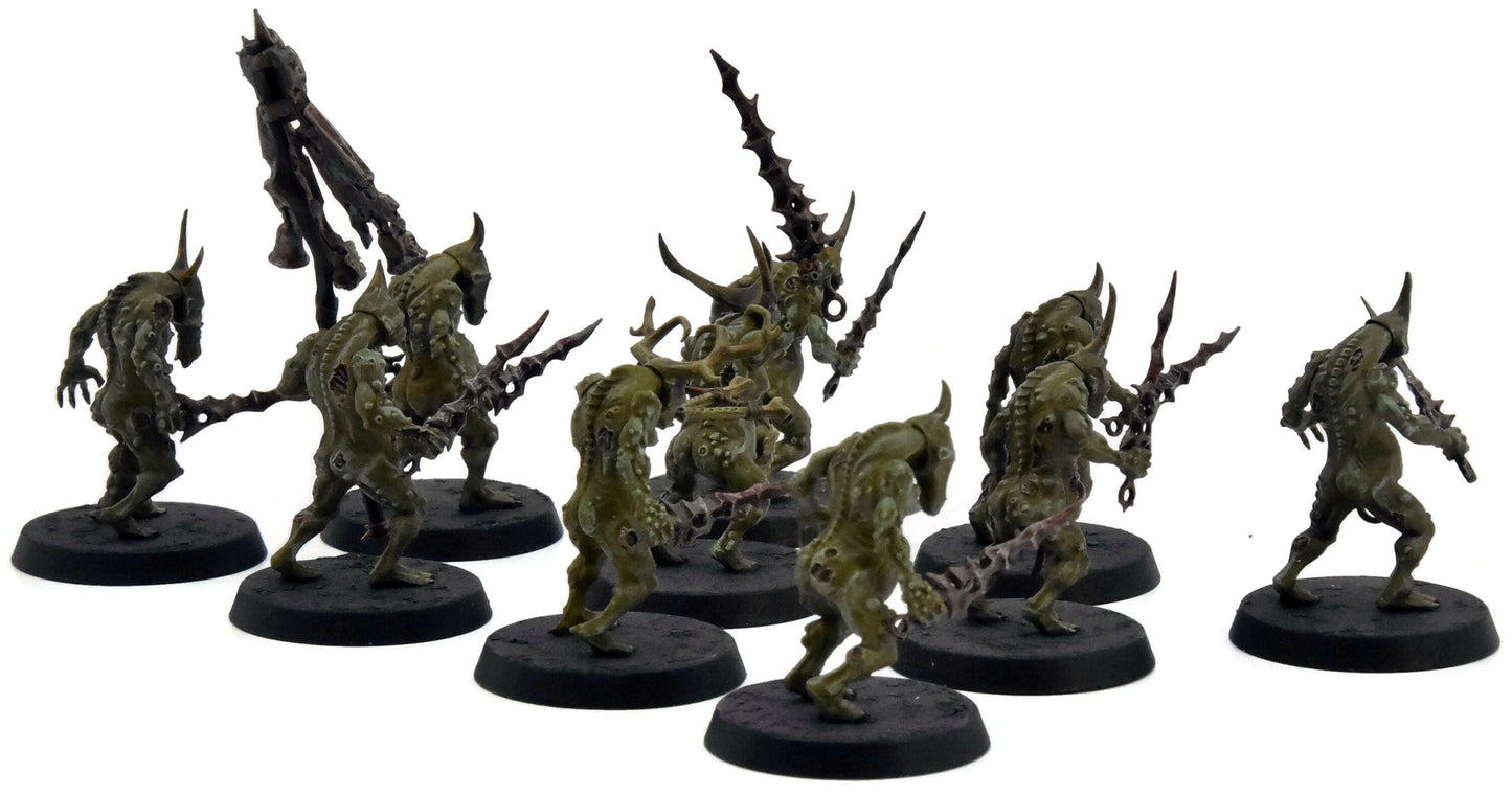 MAGGOTKIN OF NURGLE 10 Plaguebearers #4 WELL PAINTED Warhammer Sigmar