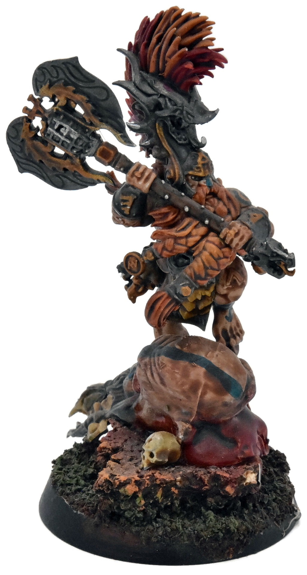FYRESLAYERS Grimwrath Berzerker #1 WELL PAINTED Warhammer Sigmar