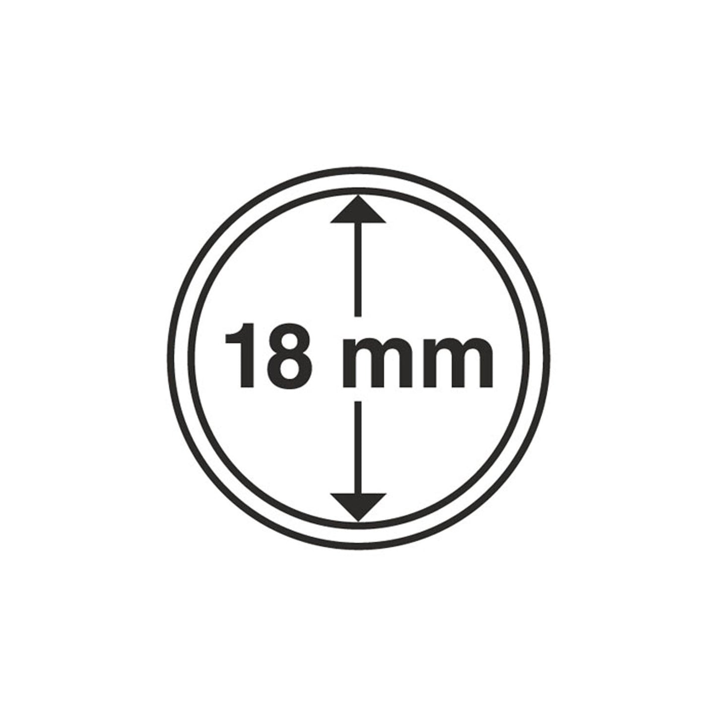 Coin Capsules Inner Diameter 18 MM