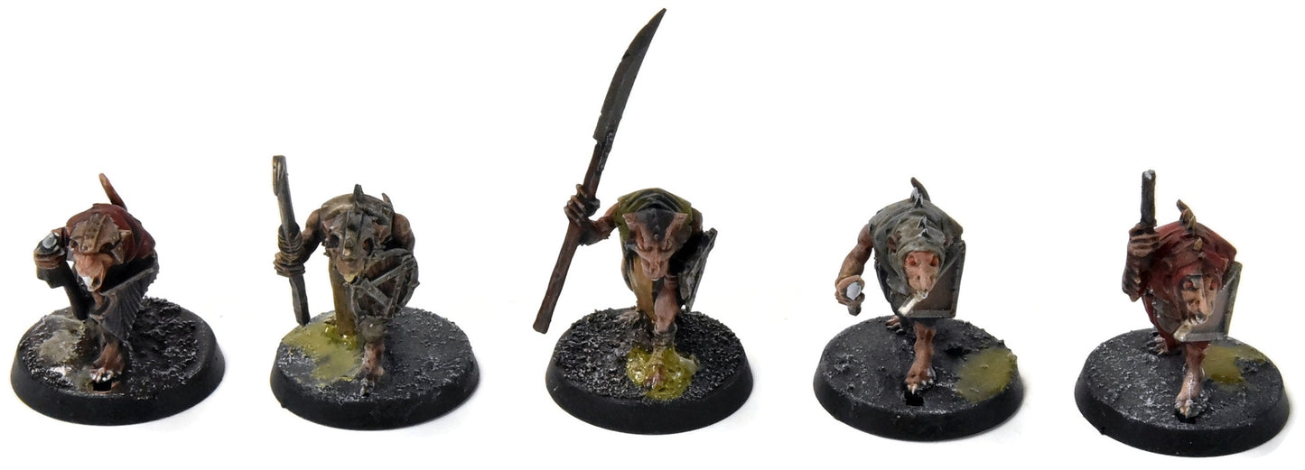 SKAVEN 20 Clanrats #5 WELL PAINTED Broken & Missing Bits Warhammer Sigmar